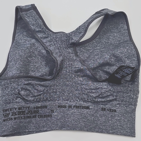 Sweaty Betty Charcoal Sports Bra, Size Small - Picture 4 of 6